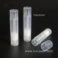 Empty Transparent Plastic Container Lip Balm Tube